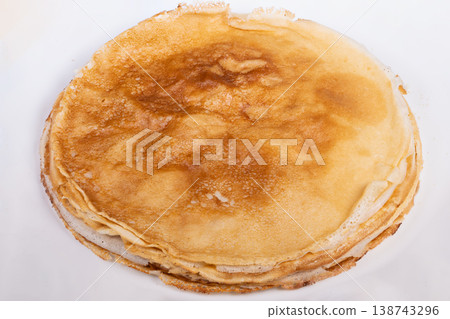 Homemade irregular pancake breakfast. Late morning served homemade pancakes with unique edges. Delicious unrefined edge pancakes crafted freshly for hearty late morning brunch Homemade irregular pancake breakfast. Late morning served homemade pancakes with unique edges. Delicious unrefined edge pancakes crafted freshly for hearty late morning brunch 138743296