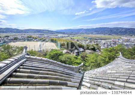 A view of the townscape of Iga (facing west) from the keep of Iga Ueno Castle in Iga City. A view of the townscape of Iga (facing west) from the keep of Iga Ueno Castle in Iga City. 138744044
