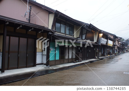 The townscape of Gujo Hachiman (after the rain) - Old townscape The townscape of Gujo Hachiman (after the rain) - Old townscape 138744285