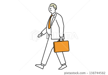 一位身材略微超重的辦公室職員 一位身材略微超重的辦公室職員 138744582