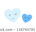 Heartwarming and soothing parent-child heart illustration set (White Day, Father's Day) 138744785