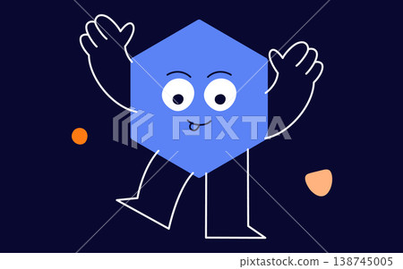 Cute blob element. Cute blob element. 138745005