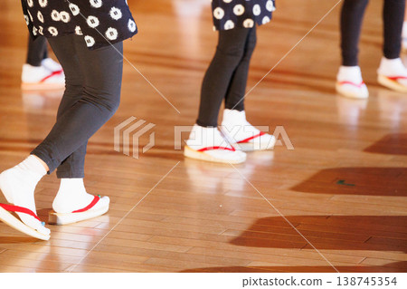 Image of dancing Morioka Sansa Odori Image of dancing Morioka Sansa Odori 138745354