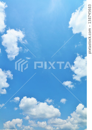 Summer blue sky and clouds Summer blue sky and clouds 138745683