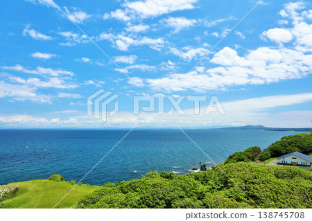 Akita Prefecture Oga Peninsula Blue Nyudozaki Akita Prefecture Oga Peninsula Blue Nyudozaki 138745708