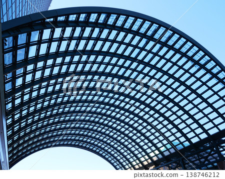 Arch-shaped roof design | Ebisu Garden Place 138746212