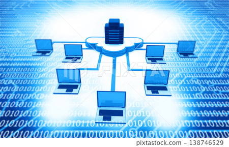 Cloud computing network Cloud computing network 138746529