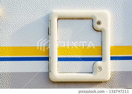 Details of camper toilet door Details of camper toilet door 138747211