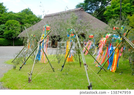 {Kanagawa Prefecture} Tanabata decorations at an old house {Kanagawa Prefecture} Tanabata decorations at an old house 138747959