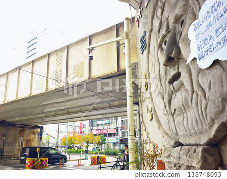 大阪環狀線京橋站週邊的春日景色 138748093