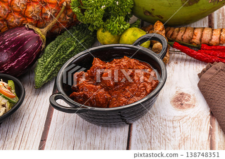 Indian cuisine Ginger murg tikka 138748351