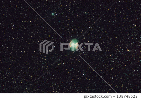 Planetary nebula in the constellation Vulpecula Planetary nebula in the constellation Vulpecula 138748522