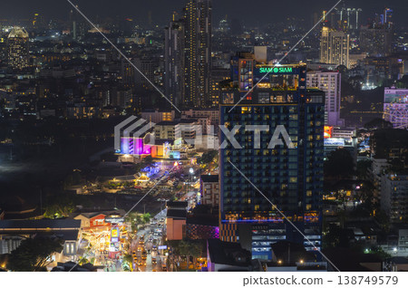 泰國芭達雅夜景 泰國芭達雅夜景 138749579