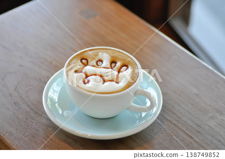 Caramel Macchiato or caramel latte coffee or coffee or hot coffee, latte coffee caramel 138749852