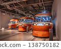 The LSE (7000 series) and other historical trains lined up at the Romancecar Museum [Ebina City, Kanagawa Prefecture] 138750182