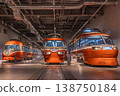The industrial space and historical train cars at the Romancecar Museum [Ebina City, Kanagawa Prefecture] 138750184