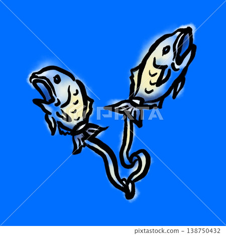 Pisces illustration Pisces illustration 138750432