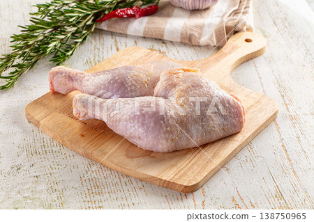 Raw whole chicken leg for cooking Raw whole chicken leg for cooking 138750965