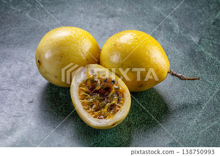 Sweet juicy tropical yellow Grinadilla Sweet juicy tropical yellow Grinadilla 138750993