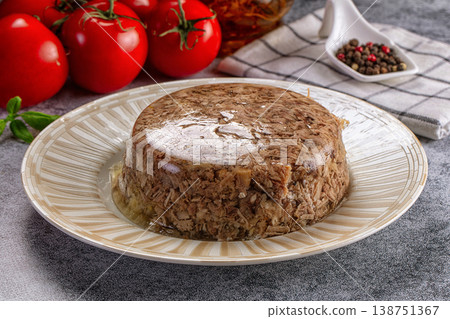 Russian traditional Holidets with chicken 138751367