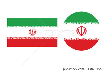 Iran national official flag symbol, banner vector illustration. Iran national official flag symbol, banner vector illustration. 138751556