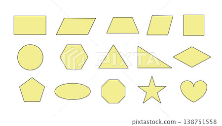 Geometric shape icon for mathematic, vector illustration. Geometric shape icon for mathematic, vector illustration. 138751558