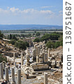 Ancient Ephesus, ruins in Turkey, ruins of the Ancient Roman and Ancient Greek empires, Selcuk, Izmir province 138751687