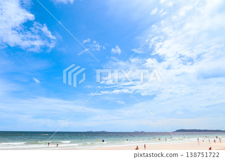 晴空萬裡下的海灘－海岸風光 138751722