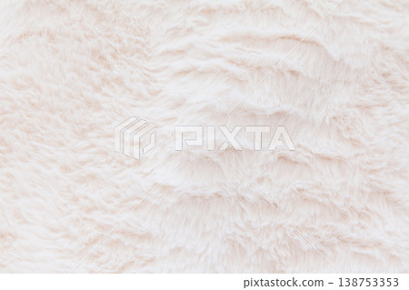 Faux fur background material (ivory) Faux fur background material (ivory) 138753353