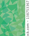 Abstract orange shapes on a light orange background, a unique graphic design 138753367