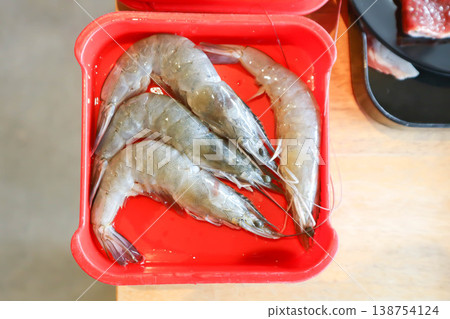raw prawn, raw shrimp or fresh shrimp for cook raw prawn, raw shrimp or fresh shrimp for cook 138754124