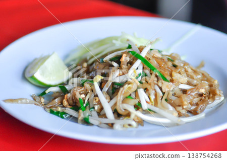 stir fried noodles or pad thai , noodles without soup or Thai food stir fried noodles or pad thai , noodles without soup or Thai food 138754268
