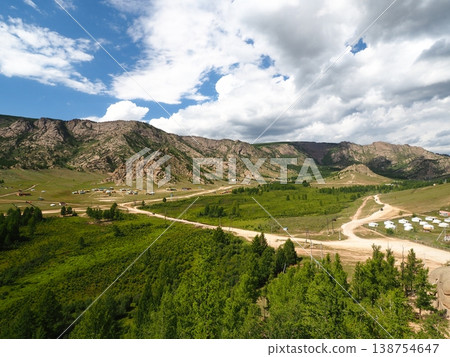 Superb view of Mongolia 138754647