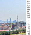 Modern City Skyline with Mosque and Traditional Architecture 138755047