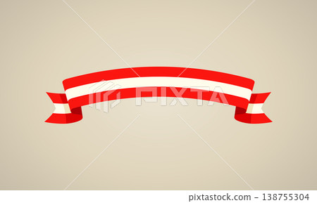 Ribbon with flag of Austria, Savona, Leuven or Dordrecht Ribbon with flag of Austria, Savona, Leuven or Dordrecht 138755304