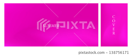 Trendy fuchsia pink ombre background. Smooth gradient social media template. Vector illustration Trendy fuchsia pink ombre background. Smooth gradient social media template. Vector illustration 138756171