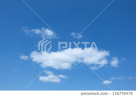 春天藍天和雲彩 138756470