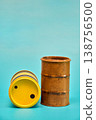 Vintage Copper and Yellow Container Pair 138756500