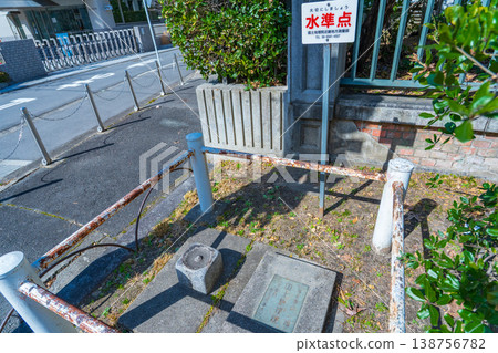 京都市,京都府:京都府政府大樓 - 標準水平點 京都市,京都府:京都府政府大樓 - 標準水平點 138756782