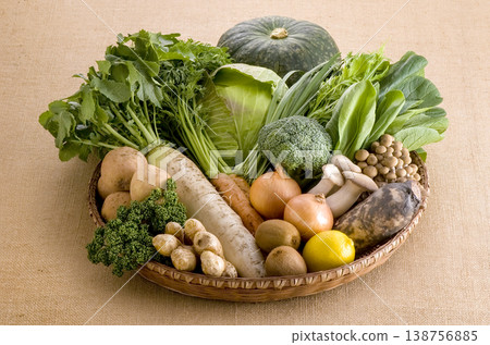A collection of organic vegetables A collection of organic vegetables 138756885