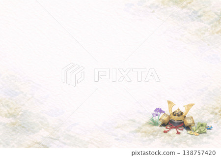 Children's Day Series: Extremely Minimal Background Material with Four-Cornered Helmets 138757420