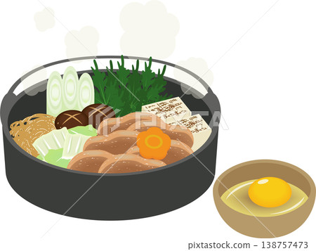 Pork sukiyaki 138757473