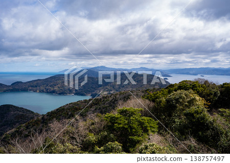 View from Gongen-yama Observatory (Ikata Town) 138757497