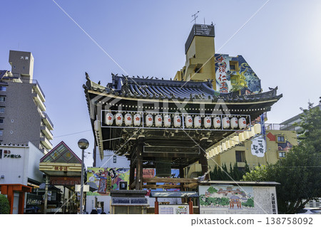 愛知縣名古屋市大須商店街、大須觀音寺、鐘樓 愛知縣名古屋市大須商店街、大須觀音寺、鐘樓 138758092