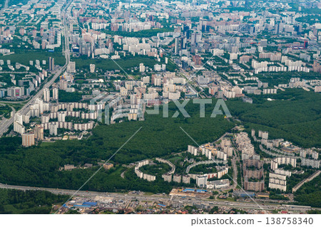 The Moscow sleeping area of Teply Stan from a bird's-eye view. The Moscow sleeping area of Teply Stan from a bird's-eye view. 138758340