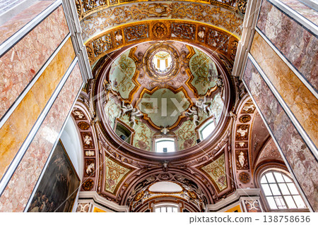 Interiors of san Paolo Maggiore church, Naples, Italy 138758636