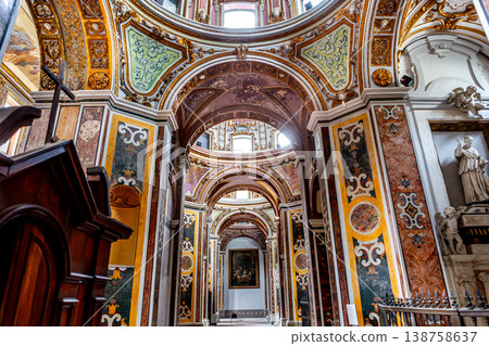 Interiors of san Paolo Maggiore church, Naples, Italy Interiors of san Paolo Maggiore church, Naples, Italy 138758637