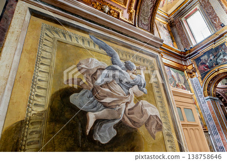 Interiors of san Paolo Maggiore church, Naples, Italy 138758646
