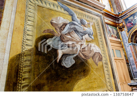 Interiors of san Paolo Maggiore church, Naples, Italy Interiors of san Paolo Maggiore church, Naples, Italy 138758647