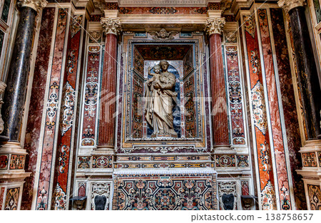Interiors of san Paolo Maggiore church, Naples, Italy 138758657